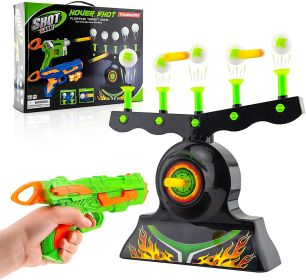 Shooting Targets for Nerf Guns Shooting Game Glow in The Dark Floating Ball Target Practice Toys for Kids Boys Hover Shot 1 Blaster Toy Gun 10 Soft Fo